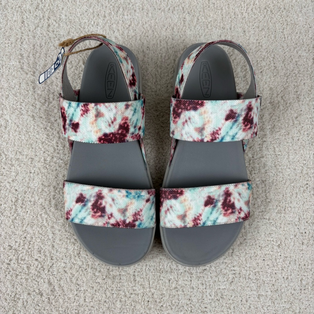Keen Sandals Womens 8 Elle Backstrap in Andorra Tie Dye Open Toe Strappy 1026043 - Picture 5 of 14